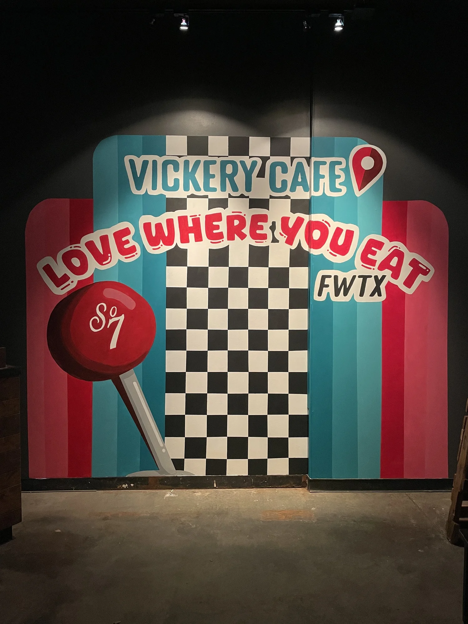 vickery cafe mural